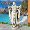 image:imageDesign Toscano Miraculous Medal Madonna Virgin Mary Italian Style Religious IndoorOutdoor Garden Statue 23 Inch Cast Stone Resin Full Color FinishAntique Stone
