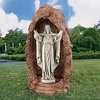 image:imageDesign Toscano Miraculous Medal Madonna Virgin Mary Italian Style Religious IndoorOutdoor Garden Statue 23 Inch Cast Stone Resin Full Color FinishAntique Stone