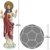 image:imageDesign Toscano Miraculous Medal Madonna Virgin Mary Italian Style Religious IndoorOutdoor Garden Statue 23 Inch Cast Stone Resin Full Color FinishFull Color