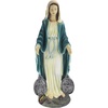 image:imageDesign Toscano Miraculous Medal Madonna Virgin Mary Italian Style Religious IndoorOutdoor Garden Statue 23 Inch Cast Stone Resin Full Color FinishMulticolor