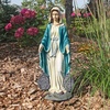image:imageDesign Toscano Miraculous Medal Madonna Virgin Mary Italian Style Religious IndoorOutdoor Garden Statue 23 Inch Cast Stone Resin Full Color FinishMulticolor