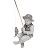 image:imageDesign Toscano NG32122 Frederic the Little Fisherman of Avignon Lightweight Polyresin Statue 15 Inch Two Tone StoneFrederic the Little Fisherman