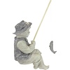 image:imageDesign Toscano NG32122 Frederic the Little Fisherman of Avignon Lightweight Polyresin Statue 15 Inch Two Tone StoneFrederic the Little Fisherman