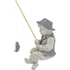 image:imageDesign Toscano NG32122 Frederic the Little Fisherman of Avignon Lightweight Polyresin Statue 15 Inch Two Tone StoneFrederic the Little Fisherman