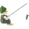 image:imageDesign Toscano NG32122 Frederic the Little Fisherman of Avignon Lightweight Polyresin Statue 15 Inch Two Tone StoneZiggy the Fishing Gnome
