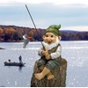 image:imageDesign Toscano NG32122 Frederic the Little Fisherman of Avignon Lightweight Polyresin Statue 15 Inch Two Tone StoneZiggy the Fishing Gnome
