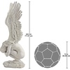 image:imageDesign Toscano NG33765 Remembrance and Redemption Angel Religious Garden Statue Medium 15 Inch IvoryLARGE REMEMBRANCE AND REDEMPTION