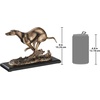 image:imageDesign Toscano NY1280200 Greyhound Whippet Art Deco Dog Statue Bronze