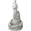 image:imageDesign Toscano Natures Blessed Prayer Francis of Assisi Fountain Outdoor Water Feature Statue 29 inch Cast Stone Resin Antique Stone FinishNatures Blessed St Francis