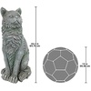 image:imageDesign Toscano Playful Cat Stretching StatueForest Cat
