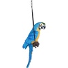image:imageDesign Toscano Polly in Paradise Parrot Hanging Bird Ring Perch
