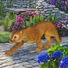 image:imageDesign Toscano Prowling American Mountain Cougar IndoorOutdoor Garden Statue 22 Inches Wide 5 Inches Deep 8 Inches High Handcast Polyresin Full Color FinishAmerican Mountain Cougar