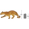 image:imageDesign Toscano Prowling American Mountain Cougar IndoorOutdoor Garden Statue 22 Inches Wide 5 Inches Deep 8 Inches High Handcast Polyresin Full Color FinishAmerican Mountain Cougar