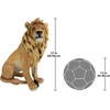 image:imageDesign Toscano Prowling American Mountain Cougar IndoorOutdoor Garden Statue 22 Inches Wide 5 Inches Deep 8 Inches High Handcast Polyresin Full Color FinishKing of Beasts Lion