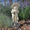 image:imageDesign Toscano QL1006 Young Gardener Boy Statue Two Tone Stone Finish