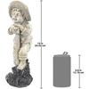 image:imageDesign Toscano QL1006 Young Gardener Boy Statue Two Tone Stone Finish