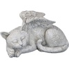 image:imageDesign Toscano QL6080 Cat Angel Pet Memorial Grave Marker Tribute Statue 10 Inches Wide 5 Inches Deep 5 Inches High Antique Stone FinishCat Angel