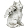 image:imageDesign Toscano QL6080 Cat Angel Pet Memorial Grave Marker Tribute Statue 10 Inches Wide 5 Inches Deep 5 Inches High Antique Stone FinishMedium Loving Friend