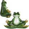 image:imageDesign Toscano QM13096 Zen Yoga Frog Statue 12 Inch Full ColorYoga Frog Set of 2