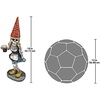 image:imageDesign Toscano QM14020 Garden Gnome Statue  Otto Fully Krausened Elf Gnome  Naughty Gnomes  Drunk Gnome Statue full colorGerta