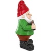 image:imageDesign Toscano QM16035 Garden Gnome Statue  Pool Party Pete Naked Gnome  Outdoor Garden Gnomes  Funny Lawn Gnome Statuesfull colorGo Away Sign