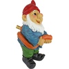 image:imageDesign Toscano QM16035 Garden Gnome Statue  Pool Party Pete Naked Gnome  Outdoor Garden Gnomes  Funny Lawn Gnome Statuesfull colorHose It Off