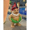 image:imageDesign Toscano QM16035 Garden Gnome Statue  Pool Party Pete Naked Gnome  Outdoor Garden Gnomes  Funny Lawn Gnome Statuesfull colorPete Naked