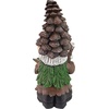 image:imageDesign Toscano QM16035 Garden Gnome Statue  Pool Party Pete Naked Gnome  Outdoor Garden Gnomes  Funny Lawn Gnome Statuesfull colorPinecone Percy