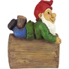 image:imageDesign Toscano QM16035 Garden Gnome Statue  Pool Party Pete Naked Gnome  Outdoor Garden Gnomes  Funny Lawn Gnome Statuesfull colorStormie T