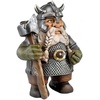 image:imageDesign Toscano QM16035 Garden Gnome Statue  Pool Party Pete Naked Gnome  Outdoor Garden Gnomes  Funny Lawn Gnome Statuesfull colorViking Valhalla