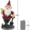 image:imageDesign Toscano QM2796400 Garden Gnome Statue  Kiss and Tell Lover Gnomes  Lawn Gnomefull colorBirdy and Spader