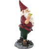 image:imageDesign Toscano QM2796400 Garden Gnome Statue  Kiss and Tell Lover Gnomes  Lawn Gnomefull colorBirdy and Spader