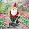 image:imageDesign Toscano QM2796400 Garden Gnome Statue  Kiss and Tell Lover Gnomes  Lawn Gnomefull colorBirdy and Spader