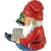 image:imageDesign Toscano QM2796400 Garden Gnome Statue  Kiss and Tell Lover Gnomes  Lawn Gnomefull colorFlashlight Freddie