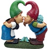 image:imageDesign Toscano QM2796400 Garden Gnome Statue  Kiss and Tell Lover Gnomes  Lawn Gnomefull colorKiss and Tell Lover