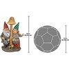 image:imageDesign Toscano QM2796400 Garden Gnome Statue  Kiss and Tell Lover Gnomes  Lawn Gnomefull colorMushroom Hunters