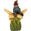 image:imageDesign Toscano QM2796400 Garden Gnome Statue  Kiss and Tell Lover Gnomes  Lawn Gnomefull colorOn A Butterfly Back