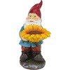 image:imageDesign Toscano QM2796400 Garden Gnome Statue  Kiss and Tell Lover Gnomes  Lawn Gnomefull colorSunflower Sammy
