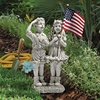 image:imageDesign Toscano QM7512030 Patriotic Flag Children StatueAntique Stone