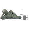 image:imageDesign Toscano Resting Serene Baby Monk Asian Boy Garden Statue 24 inches Wide 12 inches Tall Cast Stone Resin Green Bronze FinishResting Serene Baby Buddha