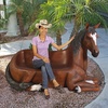 image:imageDesign Toscano Saddle Up Horse Bench Sculpture