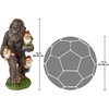 image:imageDesign Toscano Schlepping the Garden Gnomes Bigfoot Yeti IndoorOutdoor Garden Statue 16 Inch Tall Cast Stone Resin Painted Full Color Finish