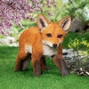 image:imageDesign Toscano Simon The Woodland Fox IndoorOutdoor Garden Statue for Patio Pool or Lawn 18 Inch Tall Cast Stone Resin Red Orange PaintCavorting Carmine