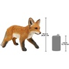 image:imageDesign Toscano Simon The Woodland Fox IndoorOutdoor Garden Statue for Patio Pool or Lawn 18 Inch Tall Cast Stone Resin Red Orange PaintCavorting Carmine