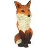 image:imageDesign Toscano Simon The Woodland Fox IndoorOutdoor Garden Statue for Patio Pool or Lawn 18 Inch Tall Cast Stone Resin Red Orange PaintSimon