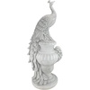 image:imageDesign Toscano Staverden Castle Peacock on an Urn Garden Statue 34 Inch Tall Cast Stone Resin Antique Stone Finish