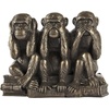 image:imageDesign Toscano The HearNo SeeNo SpeakNo Evil Monkeys Statue Grande Faux Bronze FinishMonkeys