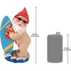 image:imageDesign Toscano The Shredder Surfer Dude Gnome Statue Twin