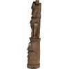 image:imageDesign Toscano Tiki of the Three Pleasures Totem Pole Tropical Decor IndoorOutdoor Garden Statue 35 inches tall Cast Stone Resin Woodtone Finish