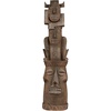 image:imageDesign Toscano Tiki of the Three Pleasures Totem Pole Tropical Decor IndoorOutdoor Garden Statue 35 inches tall Cast Stone Resin Woodtone Finish